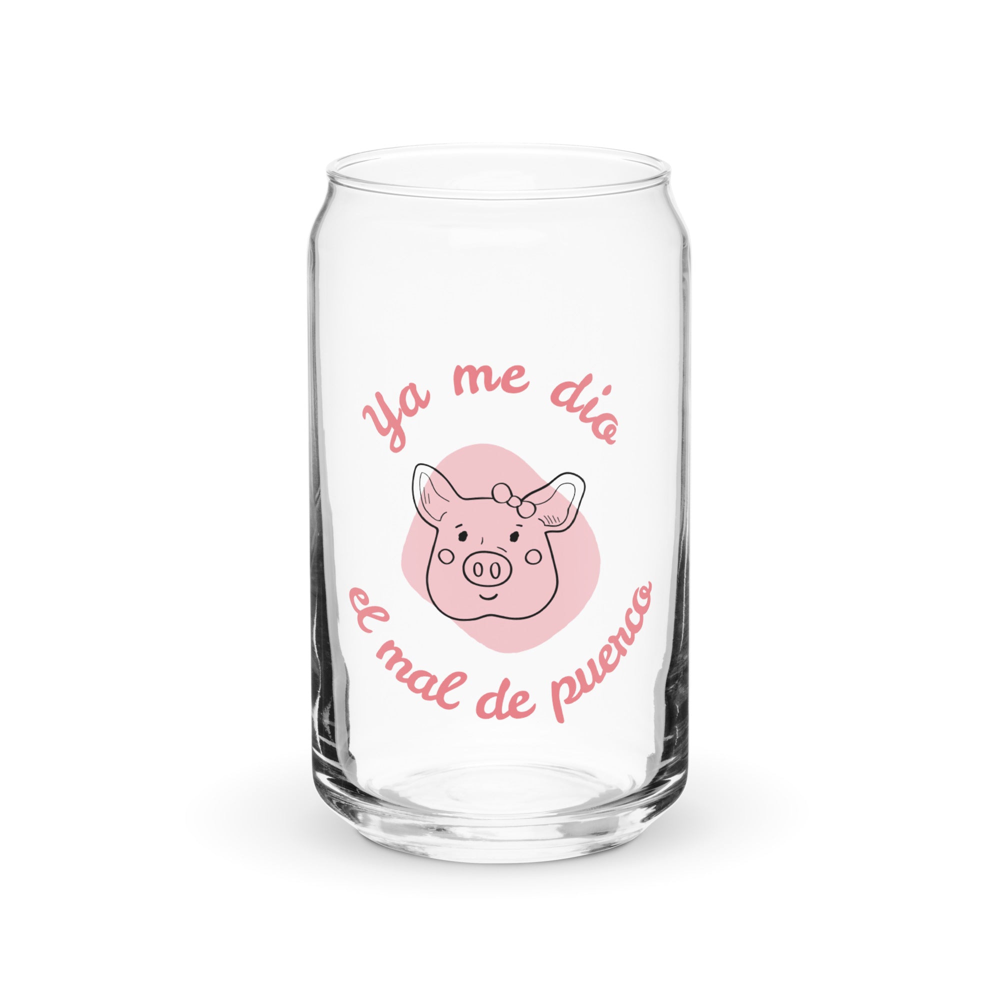 Can-shaped glass